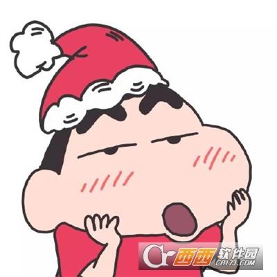 蜡笔小新圣诞节情侣头像,闺蜜头像,和蜡笔小新一样可爱的动漫头像.